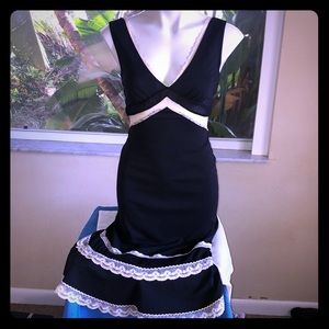 Vintage look black dress